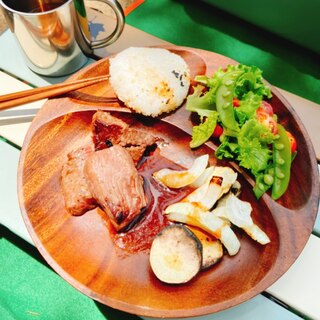 今日のキャンプ飯　焼肉！